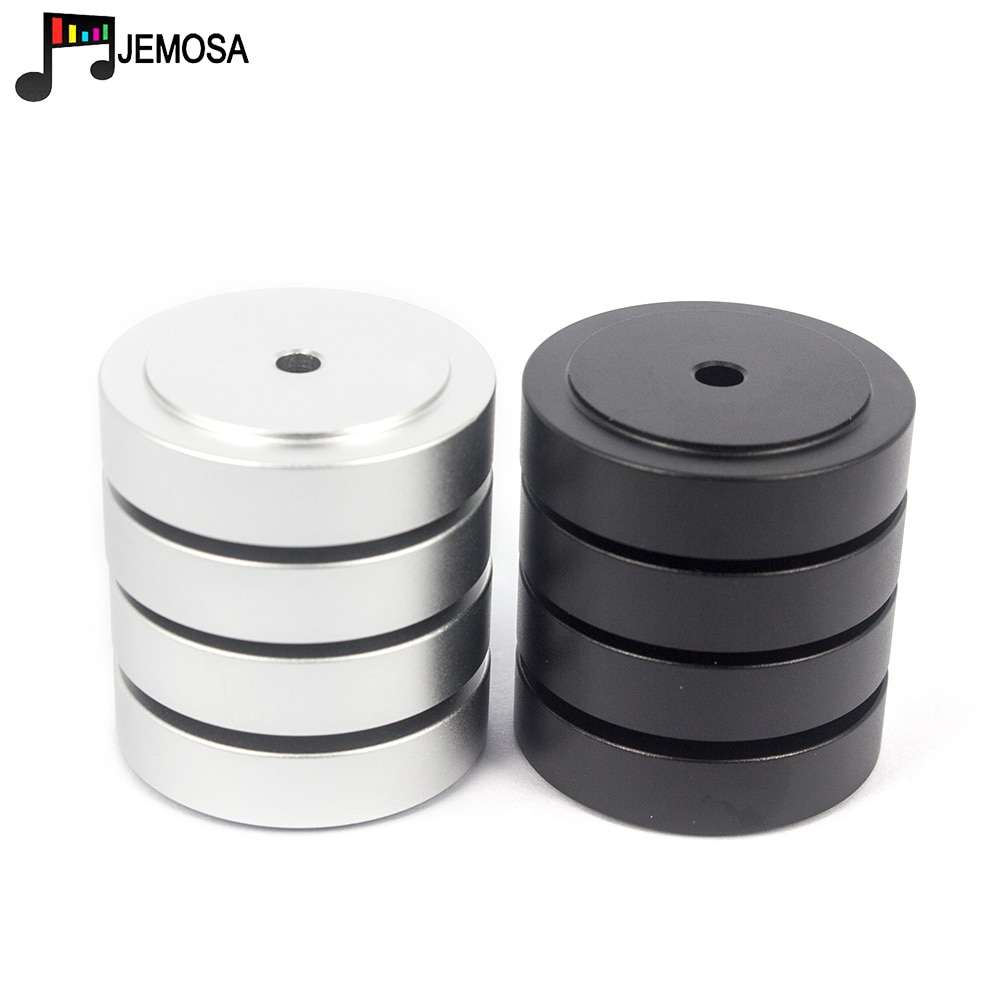 4 pz 40mm * 10mm alluminio piedi macchina amplificatore piedi altoparlante giradischi piedi gomma assorbimento degli urti lettore CD DAC piedi macchina