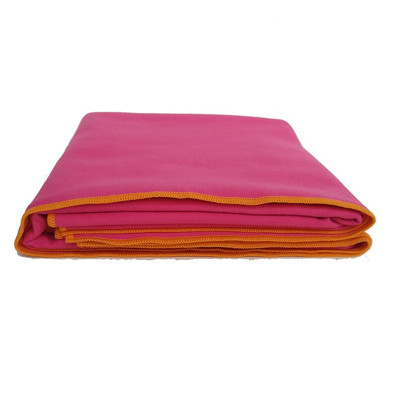 Sporthandduk gym strandhandduk snabbtorkande för vuxna mikrofiber simmatta resor hotell camping zipsoft märke jul: Mei röd