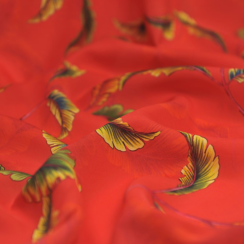 Mulberry silke dobbelt joe stof klud pr meter 18mm bredde 114cm blød dametøj kjole stof silke klud