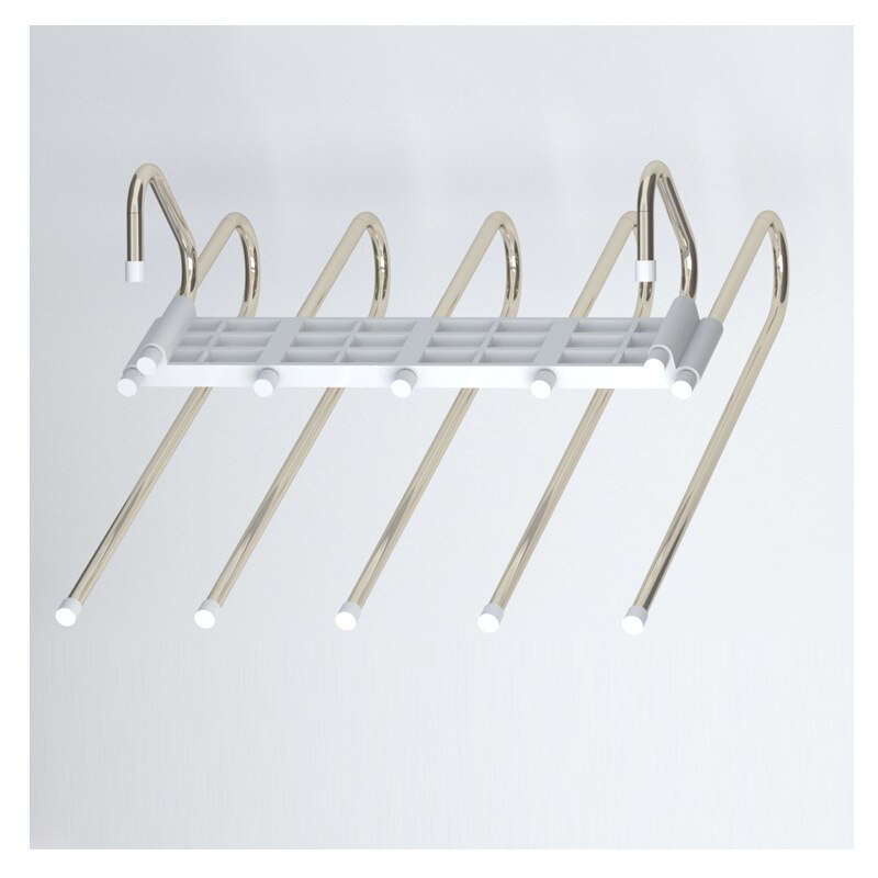 5 schichten Falten Hosen Gestell Aufhänger Versenkbare Multi-schicht Hosen Hängen Kleiderschrank Lagerung Hosen Clip Trocknen KleiderbüGel