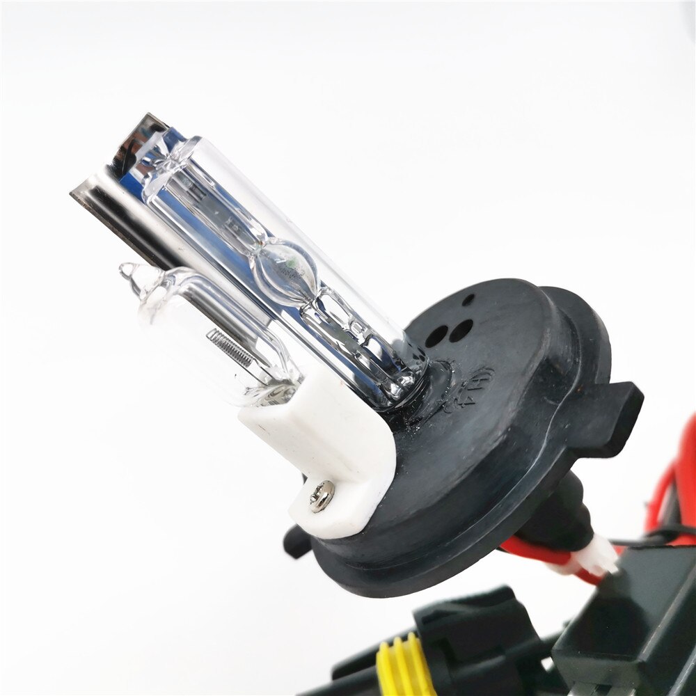 Lâmpada xenon hid h4 para carro, 2 peças, lâmpada de halogênio h4/h h4/l 6000k 8000k 12v35w 55w, lâmpada, farol de carro