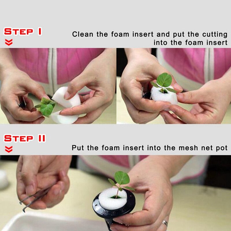 100Pcs/Set Hydroponic Gardening Plant Tools Planted Sponge Vegetable Cultivation System 32X30mm