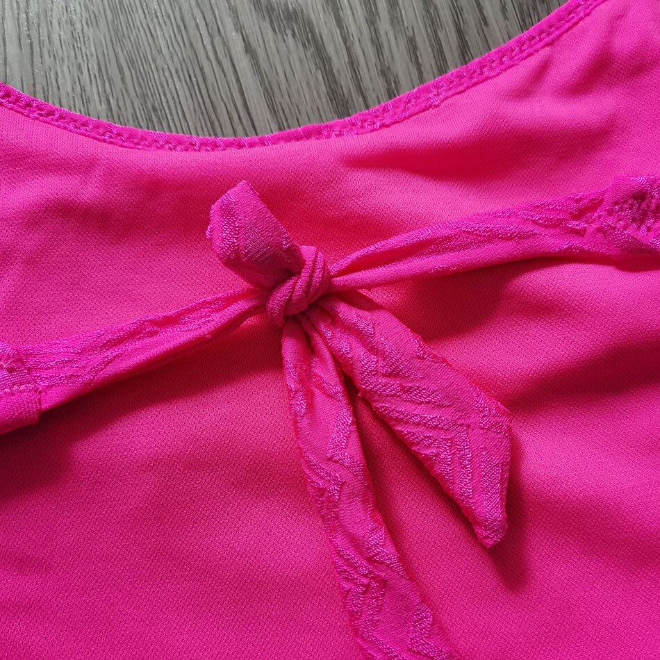 2-8 Years Girl Swimsuit One Piece Children's Swimwear Halter Top Toddler Girls Bathing Suit Monokini Flounce Swimming Suit