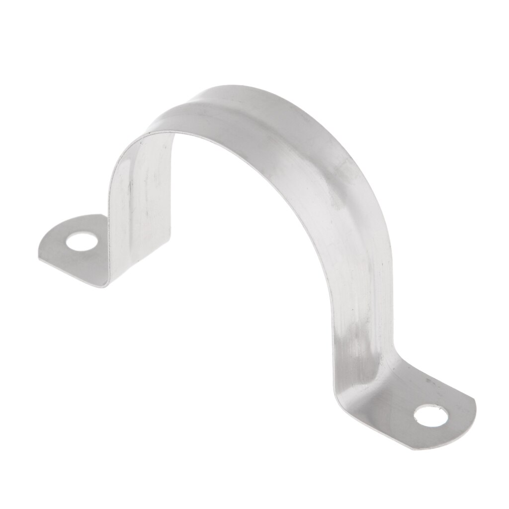 2x Stainless Steel Saddle Clip Clamp Stormwater Downpipe 40/50mm