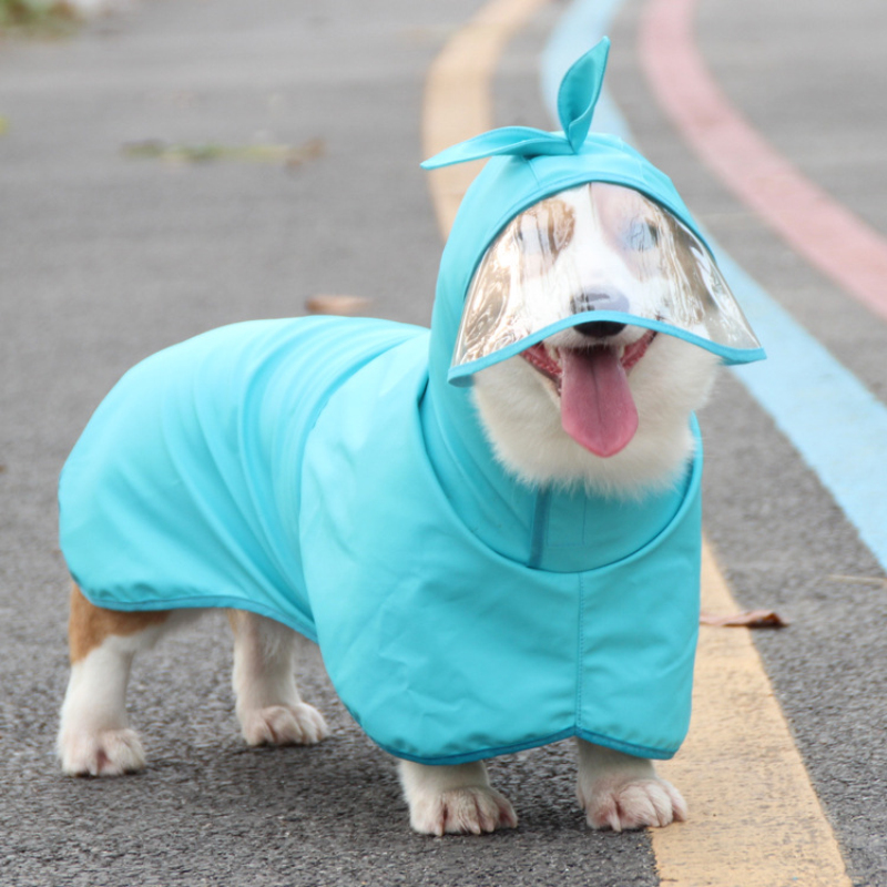 Dog Waterproof Coat Jacket Yokie Pomeranian Maltese Shih Tzu Dachshund Poodle Schnauzer Pug Corgi Dog Raincoat Pet Clothes