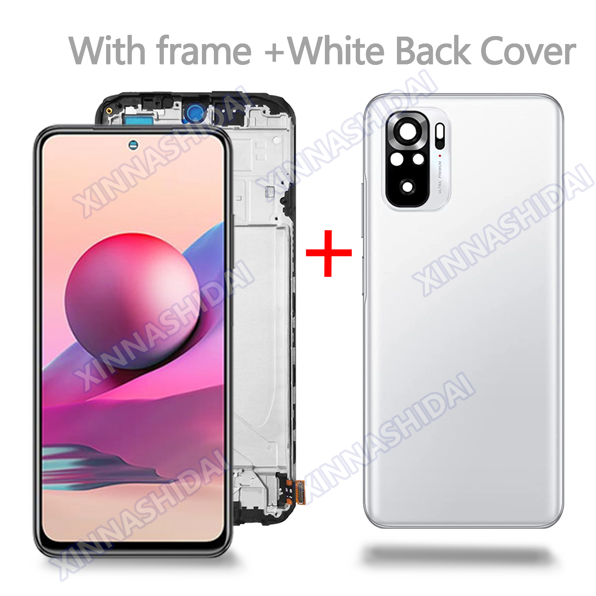 LCD For Xiaomi Redmi Note 10S LCD Display Touch Screen Digitizer Assembly Note 10S M2101K7BG M2101K7BI M2101K7BNY M2101K7BL: NAVY