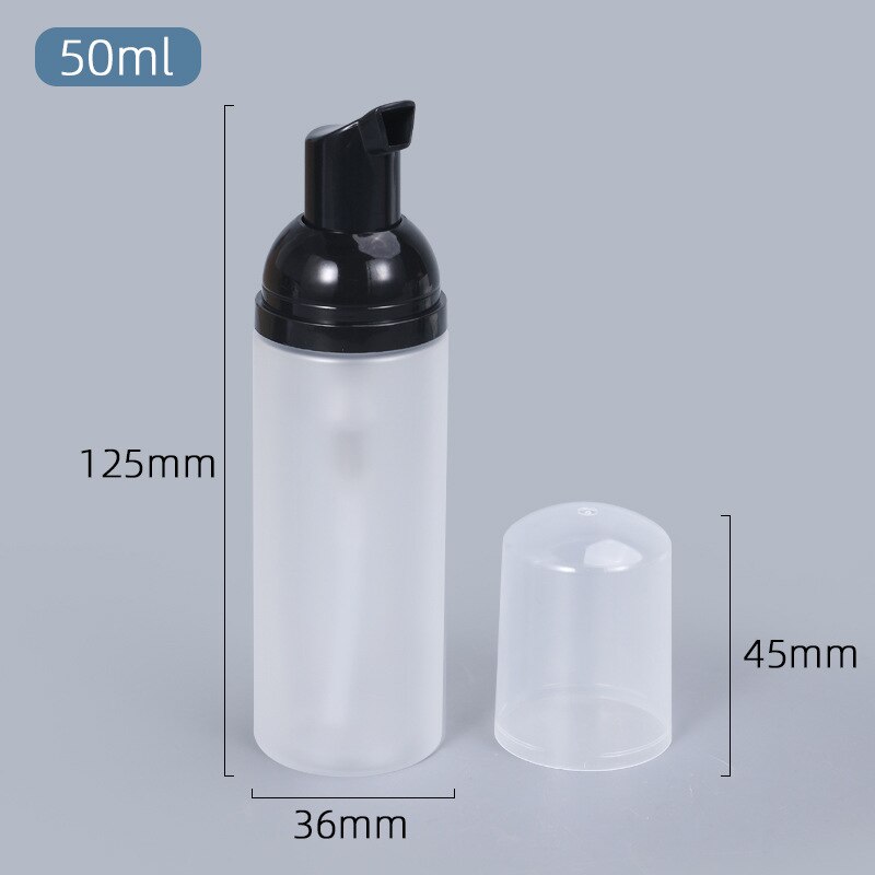Foaming Bottle Hand Soap Mousses Forming Liquid Dispenser Bottle Shampoo Gel Plastic Refillable Bottle Forming Blttle 50ML: 03