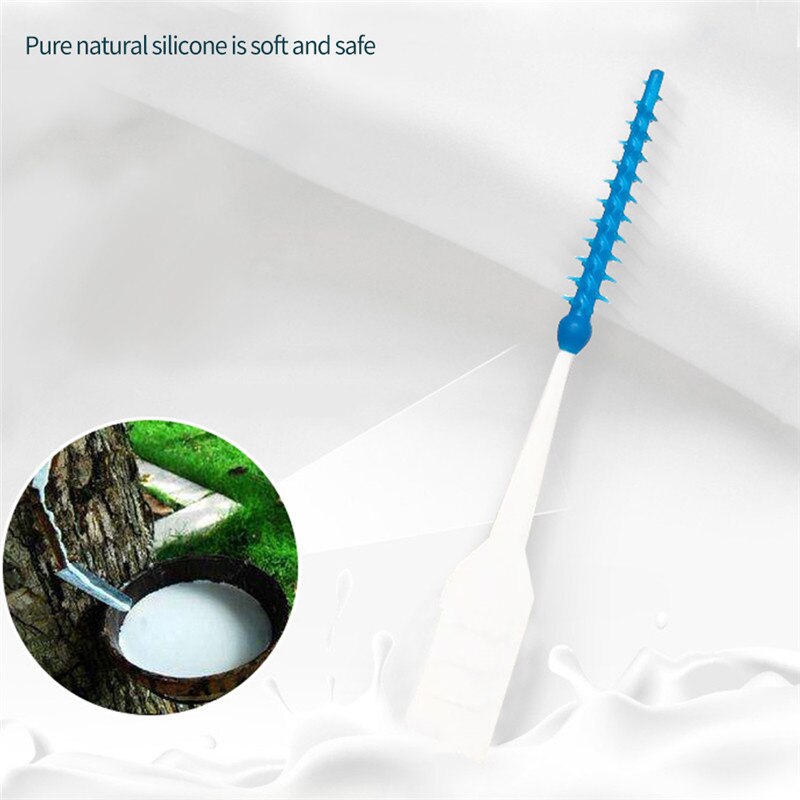 Cepillo Interdental doble, cabezal de hilo Dental, higiene Dental, herramienta de limpieza Dental, 120 Uds.