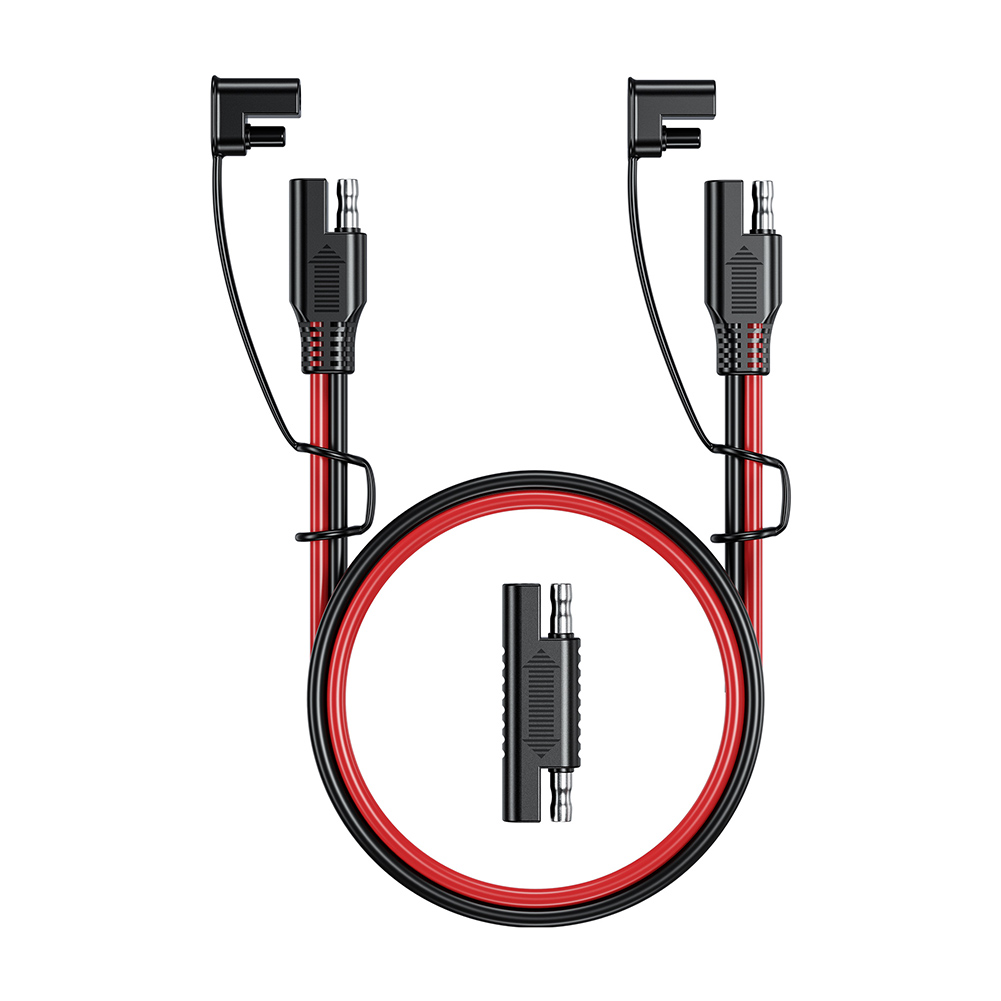 Batterie Ladekabel SAE Zu SAE 12V-36V Auto Verlängerung Kabel 16AWG Auto Batterie Solar- Kabel staubdicht Stecker Draht Anschluss Kabel: Weiß