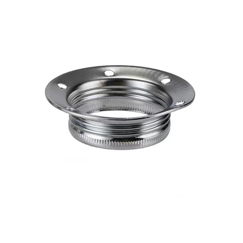 Portalampada a portato E27 Vintage ▾ fai-da-te base per lampadina a sospensione industriale con anello Portalampada adattatore per attacco a vite retrò: Oro