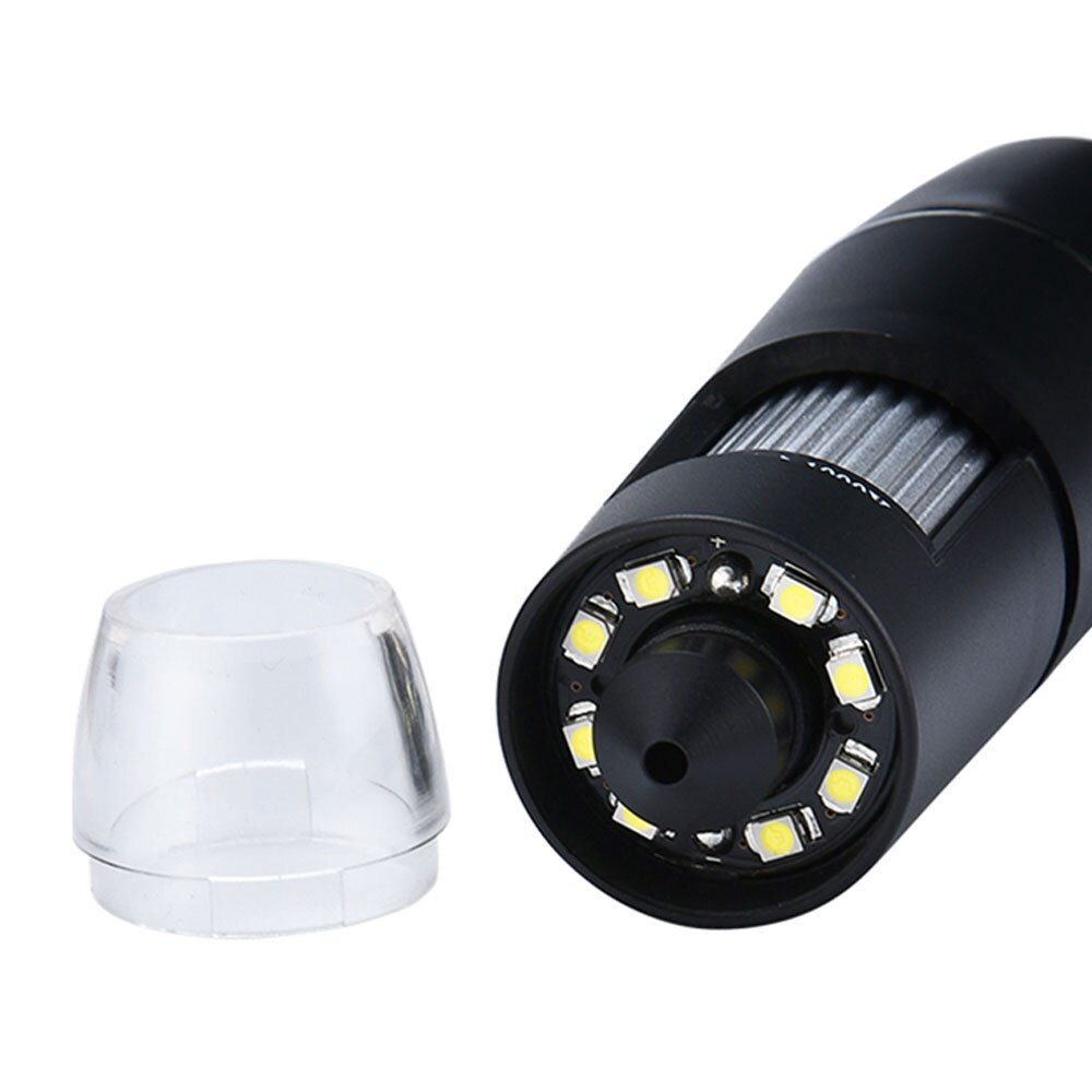 Microscope 8 LED 500-1600X Handheld Portable Digital Microscope USB Interface Electron Microscopes with 8 LEDs with Bracket