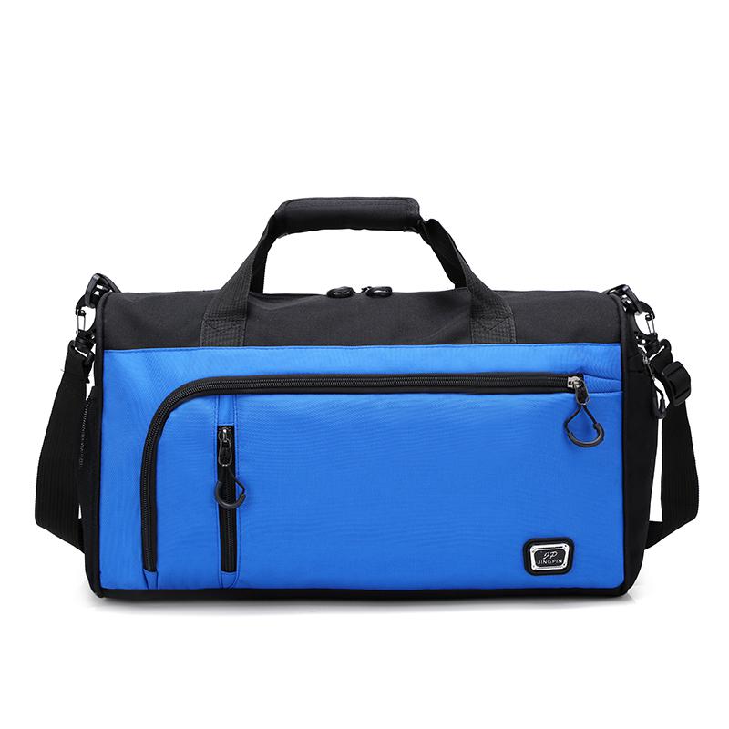 in nylon maschio Borse Da Viaggio impermeabile borsa da viaggio ad alta capacità a Breve distanza di immagazzinaggio di corsa esterna del sacchetto pacchetto sport tempo libero: cielo blu