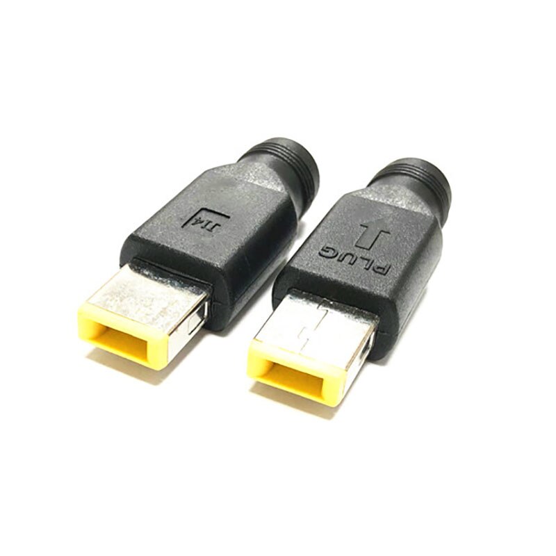 1pcs DC 4.0x1.7mm 4.0*1.7 female socket jack to Square End Adapter DC Power Plug Connector For Lenovo Laptop Notebook