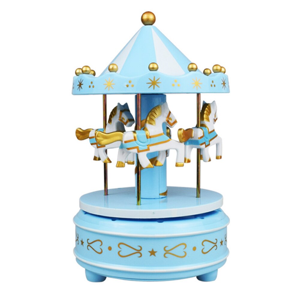Carrousel de boîte à musique | Décor joyeux rond romantique, ornement pour d'anniversaire, boîtes à musique, décoration de maison
