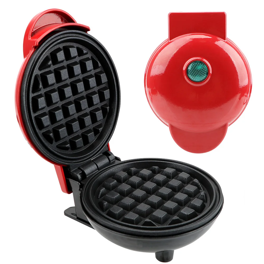 Mini máquina para hacer gofres eléctrica multifuncional, horno para pasteles sándwiches, molde para desayuno, suministros de cocina, utensilios de cocina