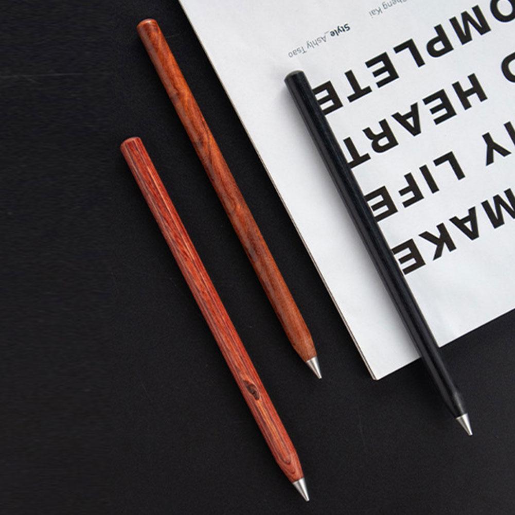 Unlimited Writing Eternal Pencil Wooden Without Ink Signature Pen Office Everlasting Stationery Pencil Business Supplies Pen