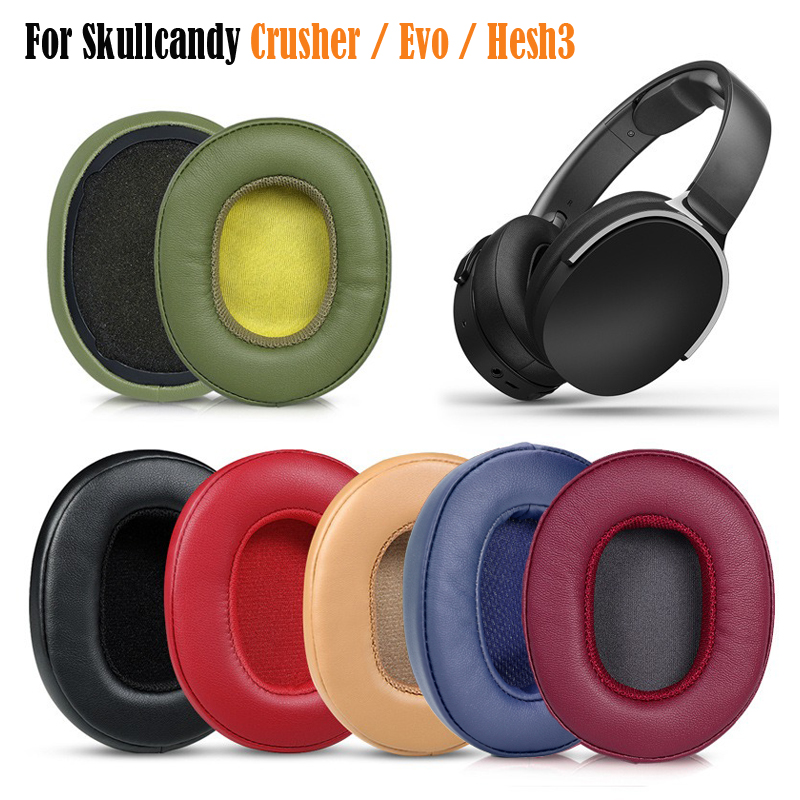 Almohadillas de repuesto para auriculares Skullcandy Crusher inalámbrico Evo Crusher ANC Hesh 3, almohadillas para los oídos