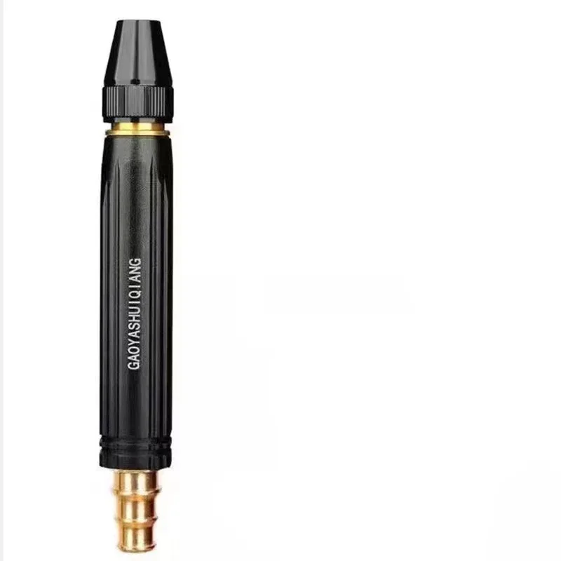 Hogedruk waterpistool huishoudelijk autowaswater zwarte autowasmondstuk diamant water autowaspistool waterleiding: Paars