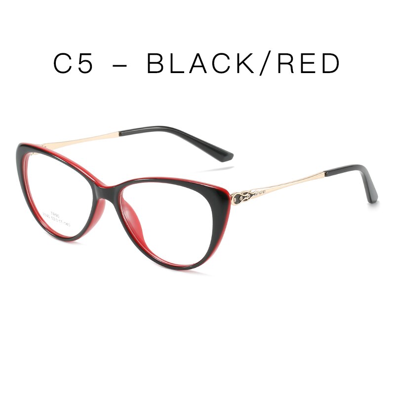 Hotochki Blue Light Blocking Women Glasses Frame UV400 Prescription Female Eyeglasses Eyewear Blue Ray Spectacles: C5
