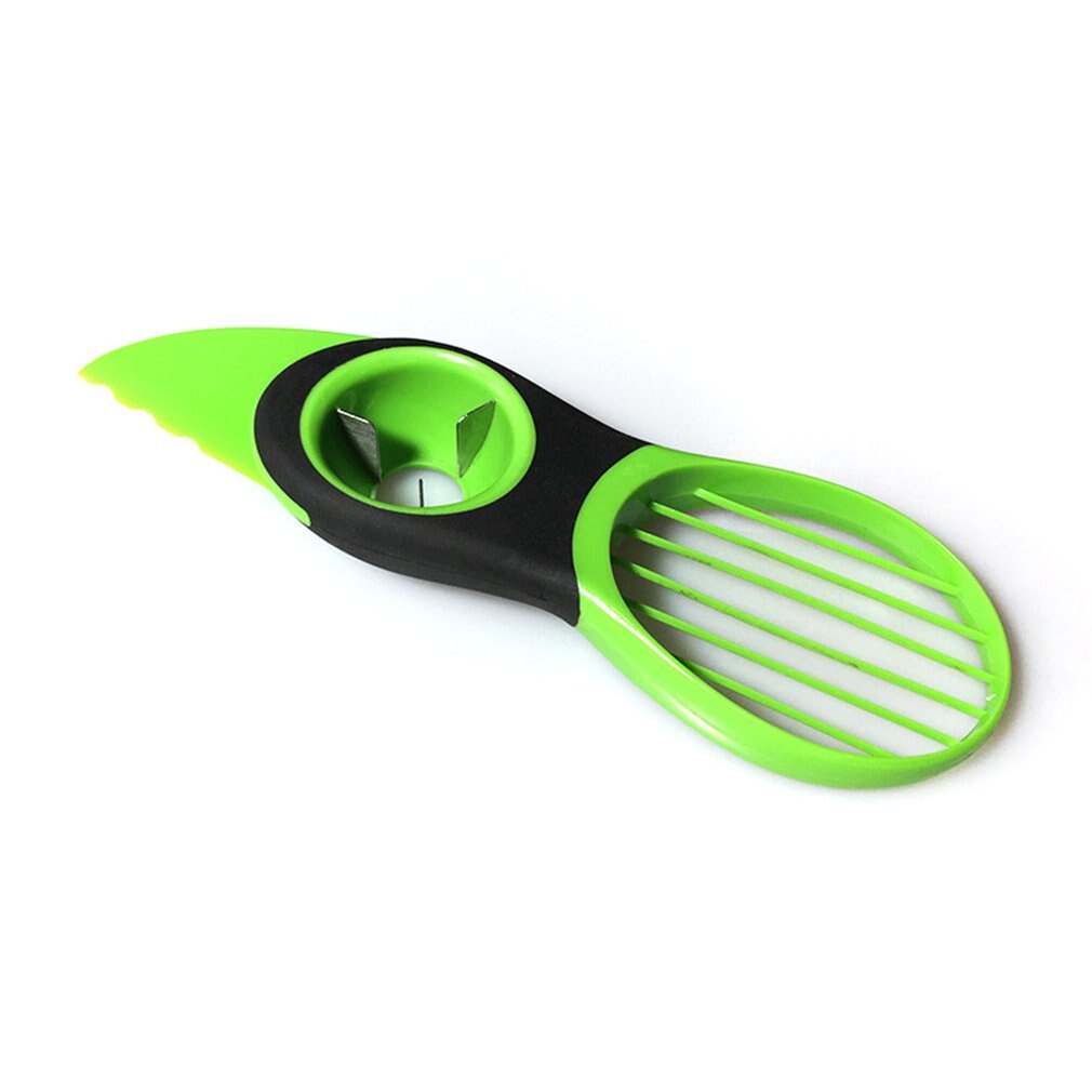 Antislip Multifunctionele Abs Avocado Cutter Peel Pulp Separator Keuken Groente Tool Slicer Avocado Mes