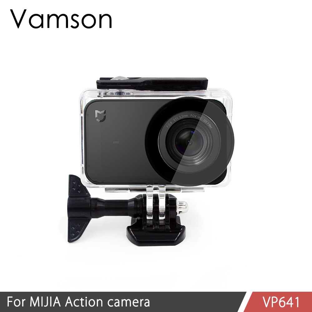 Vamson for Xiaomi mijia Accessories 45m Waterproof Housing Underwater Diving Case for MI jia 4K VP641