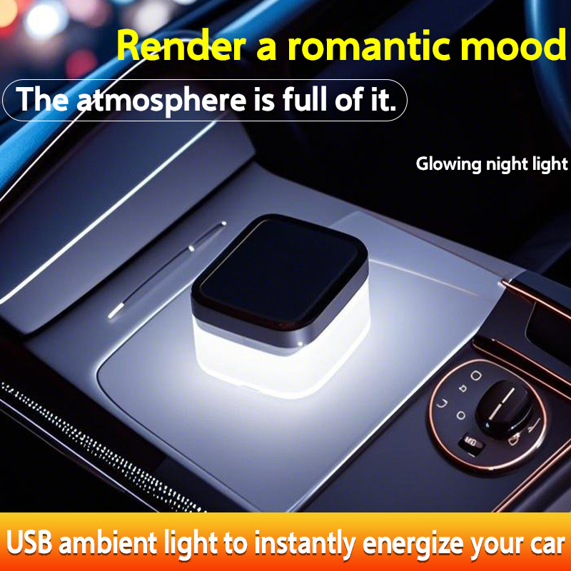 Mini Universal USB Car Interior Ambient Light LED Signal Light Car Reading Light Decorations Car Interior Accessories Lights