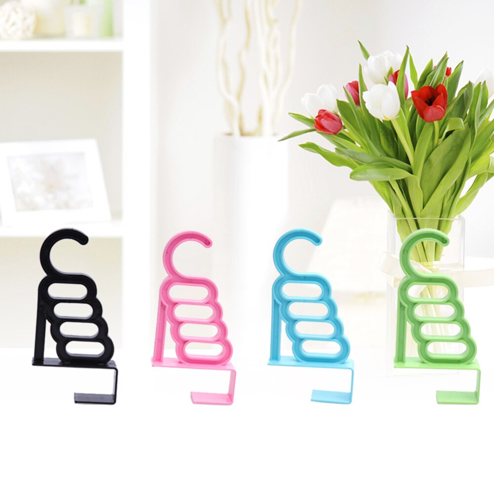 Over The Door Garment Hanger Hook Multifunctional Door Back Drilling Hook (Green)