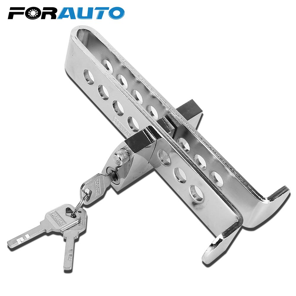 Auto Brake Pedal Lock Car Clutch Lock Universal Car Accessories Steel Stainless Throttle Accelerator Security Anti-Theft Tool