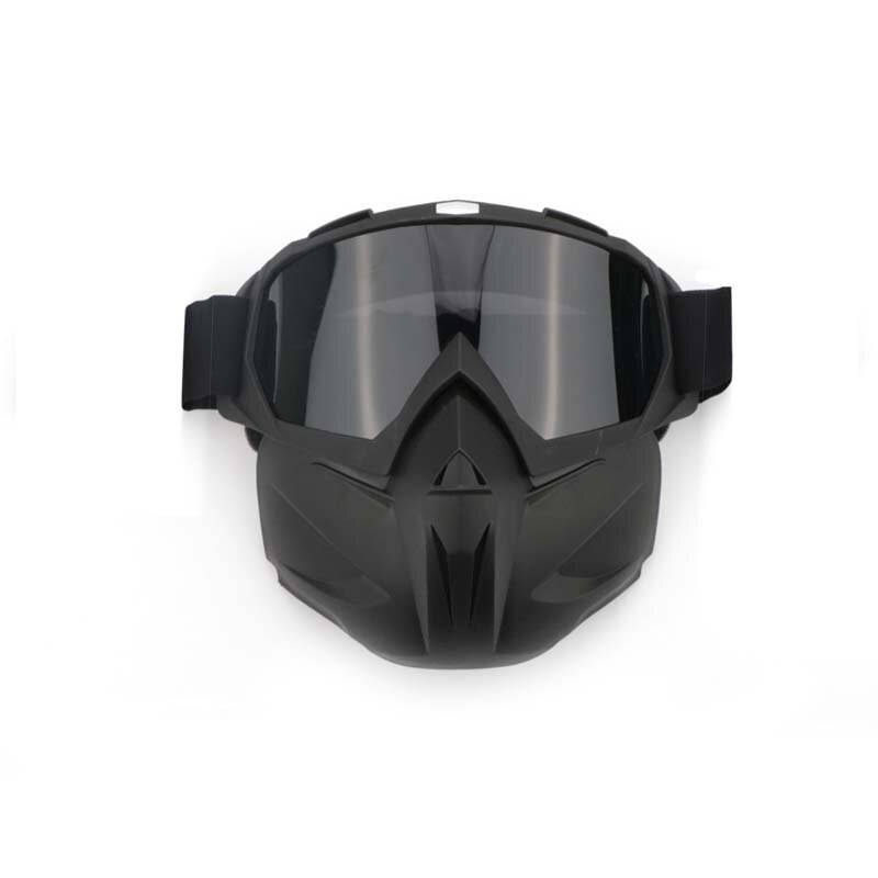 Motorcycle Face Mask Goggles Motocross Off-road ATV Dirt Bike Eyewear Glasses ultralight flexible anti anti-twist: A4 gray lens