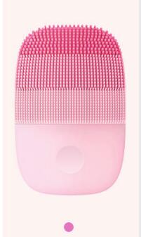 Xiaomi inFace Electric Deep Facial Cleaning Massage Brush Sonic Face Washing IPX7 Waterproof Silicone Face Cleanser Skin Care: pink