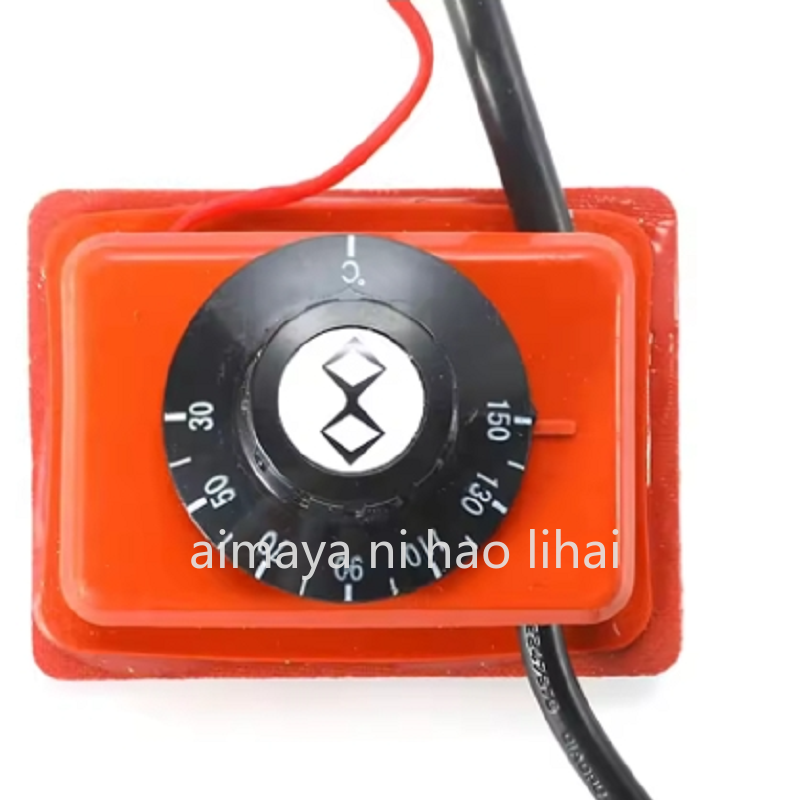 110v/220v flexible silicone rubber heating mats, electric heating plate, self-adhesive heating mat with temperature controller and thermostat