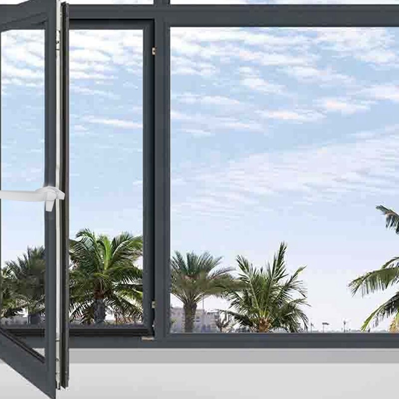 Verdikte Plastic Stalen Deur En Raam Handvat Met Slot Voor Dubbele Beglazing Aluminium Deur Handvat Venster Handvat Klink Sloten