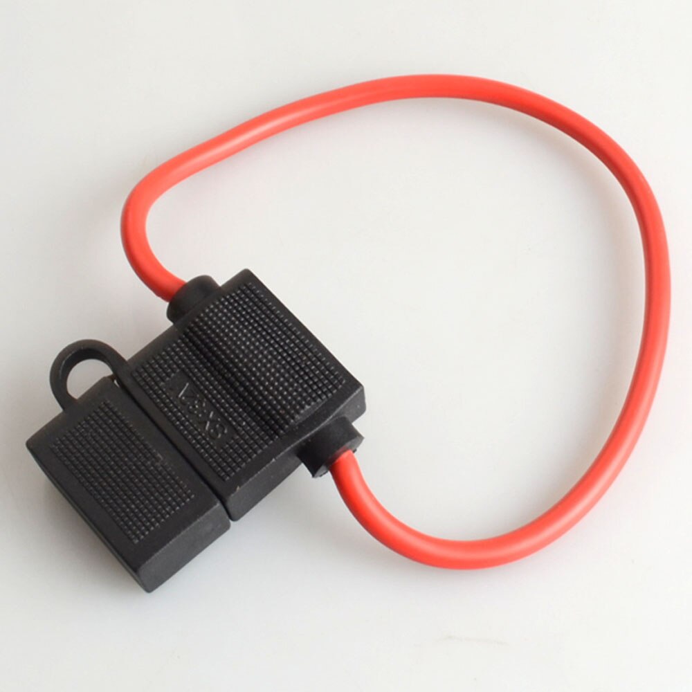 1 PCs 10 AWG fuse holder on wire, waterproof connector, fuse standard, car holder