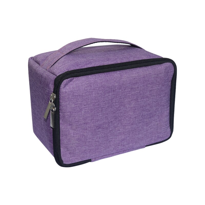 Lejiada Projector Draagtas Voor Mini Projector Draagbare Beschermende Opbergdoos Projector Accessoires Draagbare Reistas: Purple