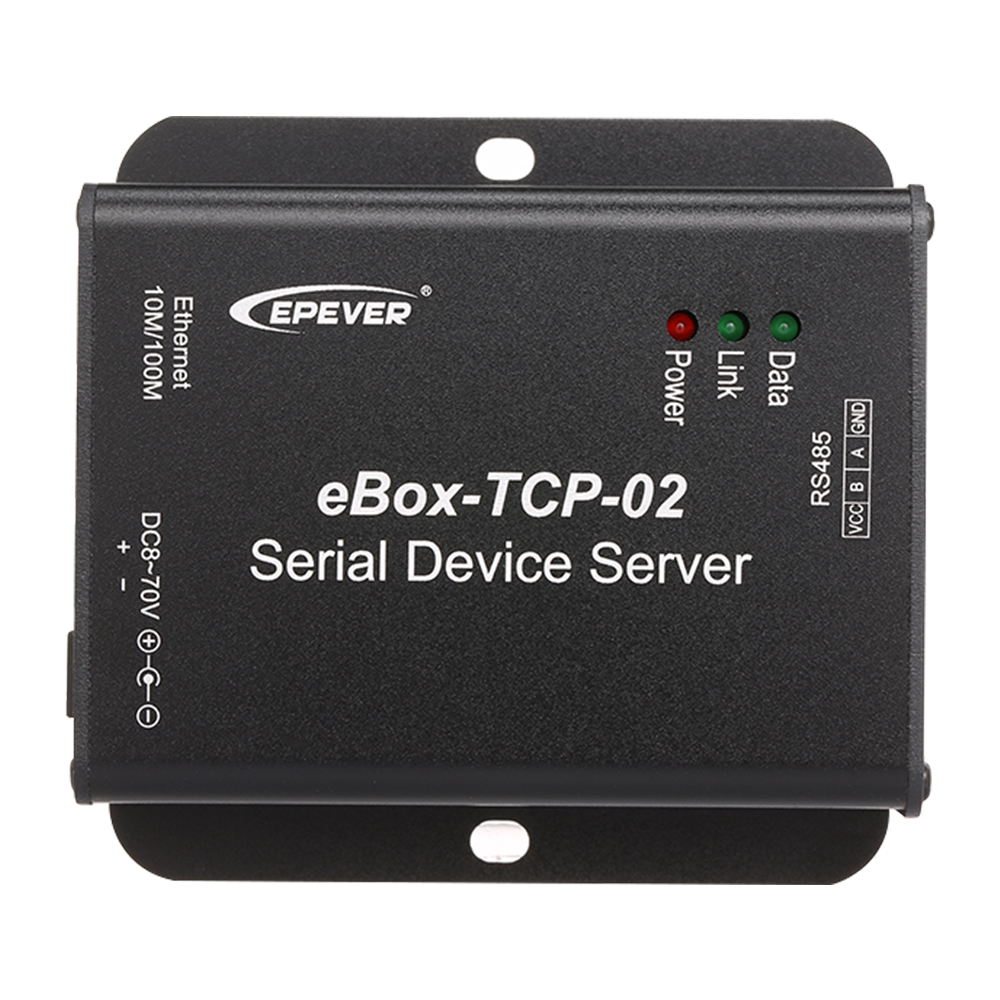 Ebox-tcp -02 seriel port netværksserver port ethernet konverter modul med temperaturføler til solregulatorregulator