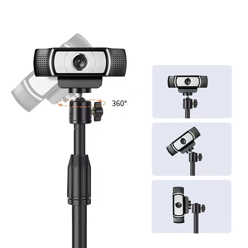 Desk Webcam Support Stand Desktop Web Camera Holder Mount Articulated Support Tripe for Logitech Web Cam Tripod for Webcam Arm