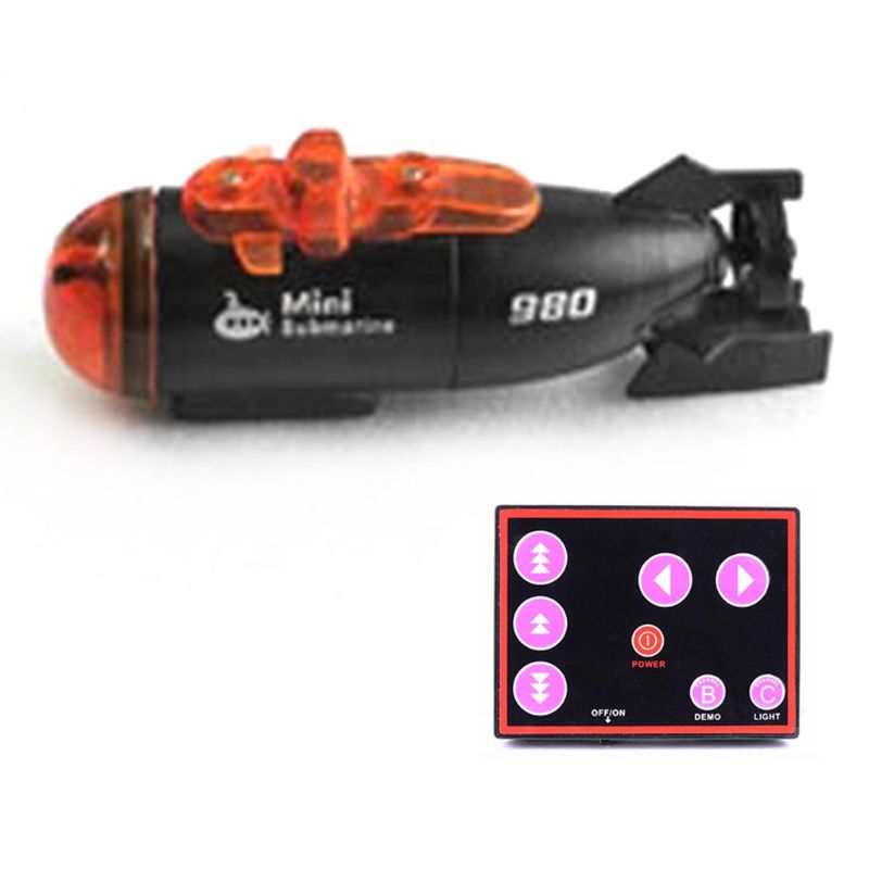 Electric Simulation Mini Submarine Model Toy Infrared Remote Control Water Toy T5EC