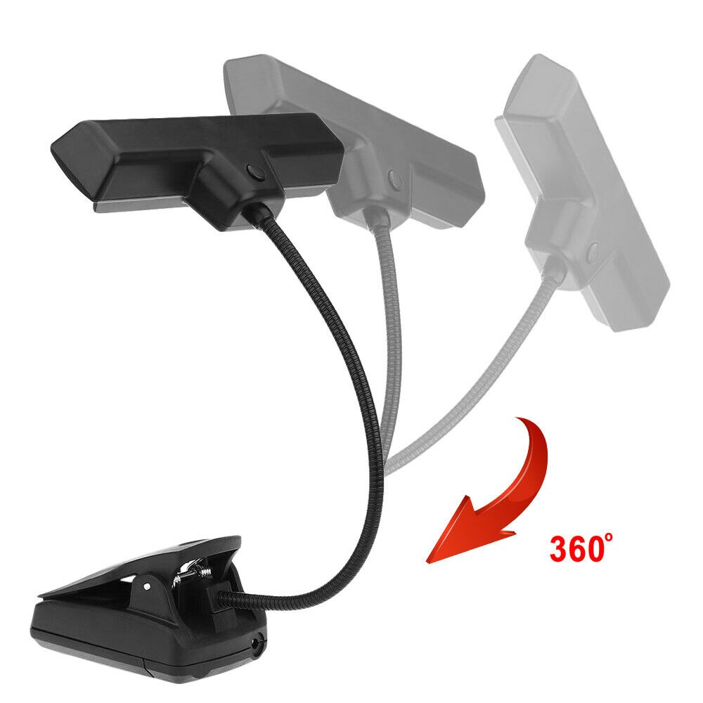10 led lys camper tilbehør rv lys skrivebord læsebog lampe sort batteri til van campingvogn båd autocamper lastbil