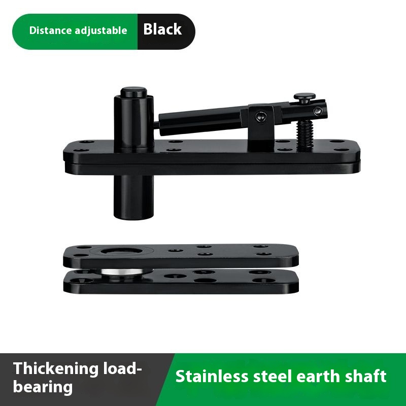 Stainless Steel Rotating Axis Sky Axis Wooden Door Hinge Invisible Door Up And Down Secret Door Hinge Door: Bronze