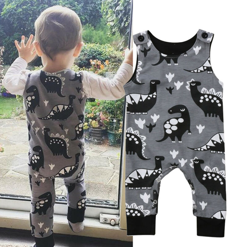 Dinosaurus baby peuter jongen kleding romper jumpsuit eendelige outfit