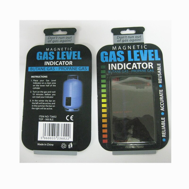 Useful Gas Cylinder Gas Tank Level Indicator Propane Butane Fuel Temperature Measuring Card Tools