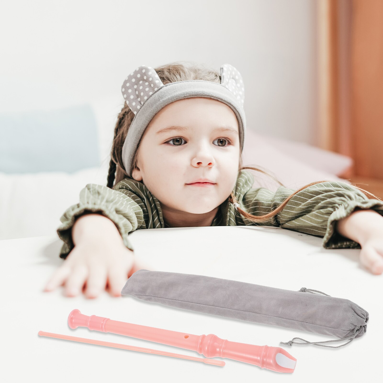 1 Set 8 Hole Clarinet Kids Soprano Recorder Children Beginner Clarinet )