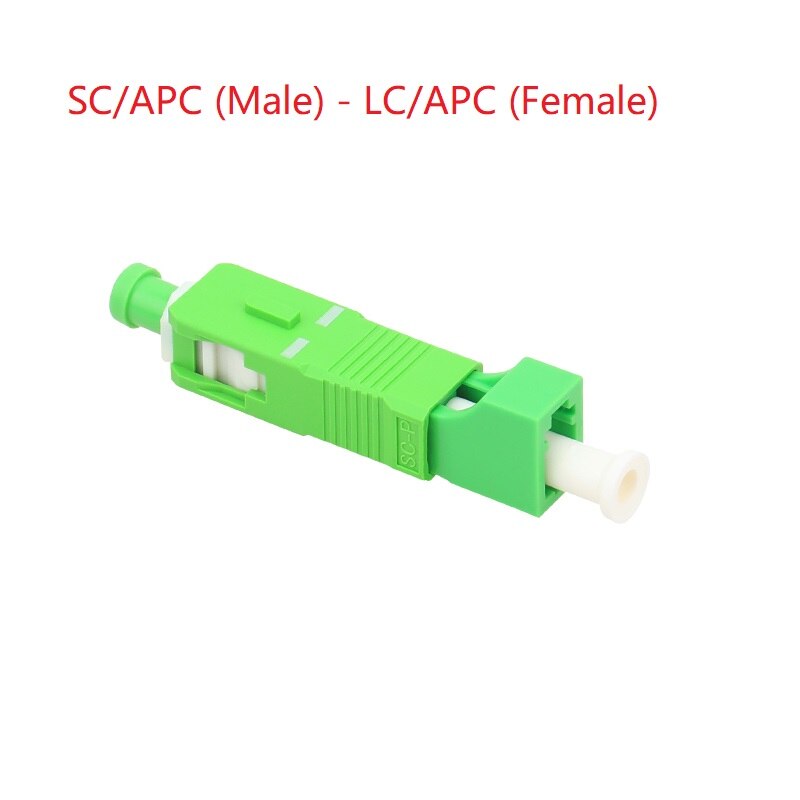 LeeBeTo SC/ST/FC/LC UPC/APC Fiber Optic Adapter/Connector Single/Multi mode Female to Male SM 9/125 Hybrid Adapter: SC-LC-APC SM