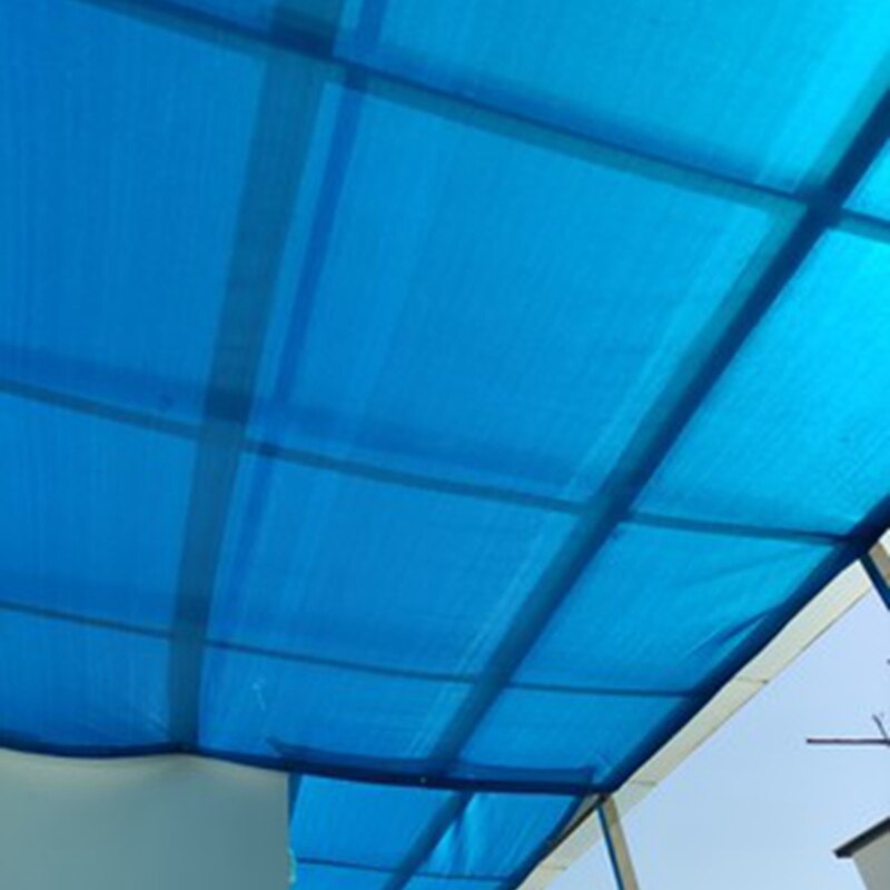Thicken Blue Sun Shade Net Anti-UV HDPE Garden Shading Net Outdoor Balcony Safety Privacy Net
