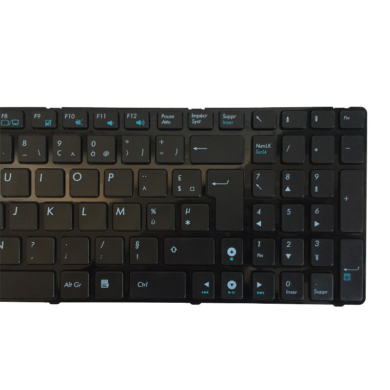 French Keyboard For Asus N53 X53 X54H A52J k53 A53 N60 N61 N71 N73S N73J P52 P52F P53S X53S X55V X54HR X54HY N53T FR Black