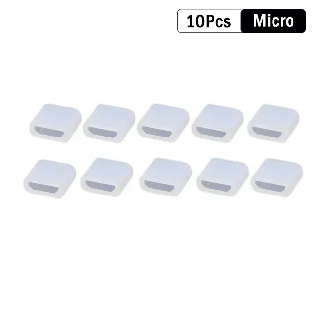 Cubierta protectora de puerto de carga de Cable de datos de silicona, tapa antipolvo para IOS tipo C, Protector de cubierta Micro USB para línea de datos: Rosa