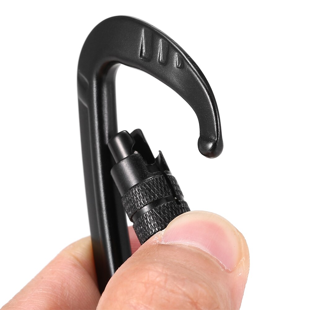 2 stücke 4KN 360 ° Drehbare Kleine Auto-Verriegelung Karabiner Survial Rettungs Karabiner Haken schwenken Karabiner Clip Camping Ausrügestochen