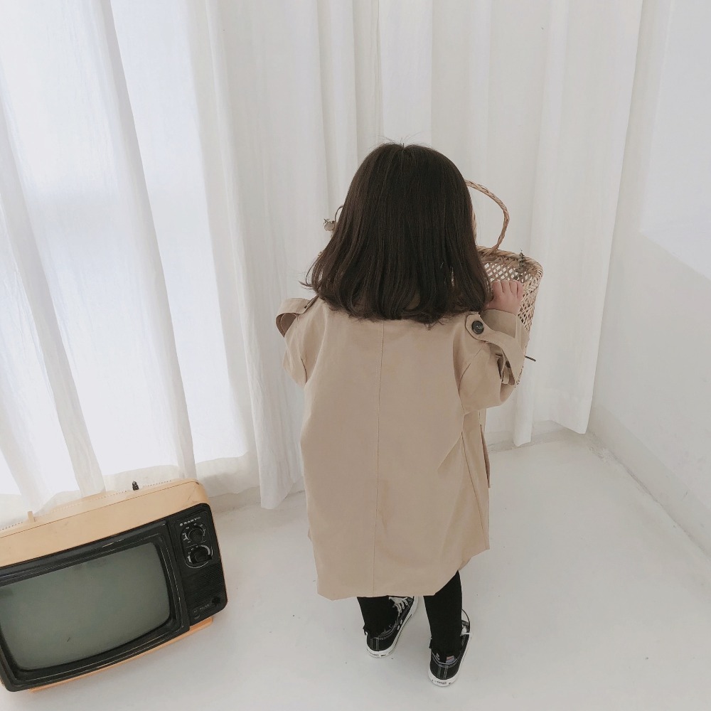 Milancel Jassen Voor Meisjes Mode Kinderen Meisje Jas Double Borst Windbreaker Voor Meisje Kinderen Jas Meisje Trenchcoat