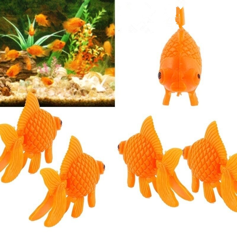 Décoration de poisson rouge artificiel pour Aquarium, 6 pièces, imitation d'acuaires, ornements en plastique, pour Aquarium, Aquarium