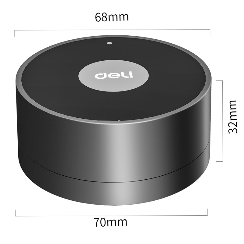 Deli 13650 Mobiele Check-In Machine Bluetooth App Telefoon Conferentie Check-In Machine Intelligentie Aanwezigheid Machine